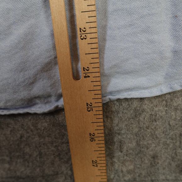 J. Crew Top Womens Small Boy Fit Oxford Shirt Cotton Button Front Blue Long Slv - Picture 9 of 10